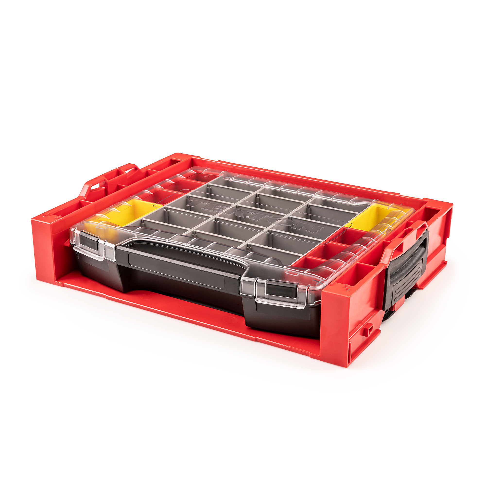 TEKTON Lidded Drawer (i-BOXX) with 11-Piece Organizer Bin Set in Stacking Drawer Rack | OLB94021